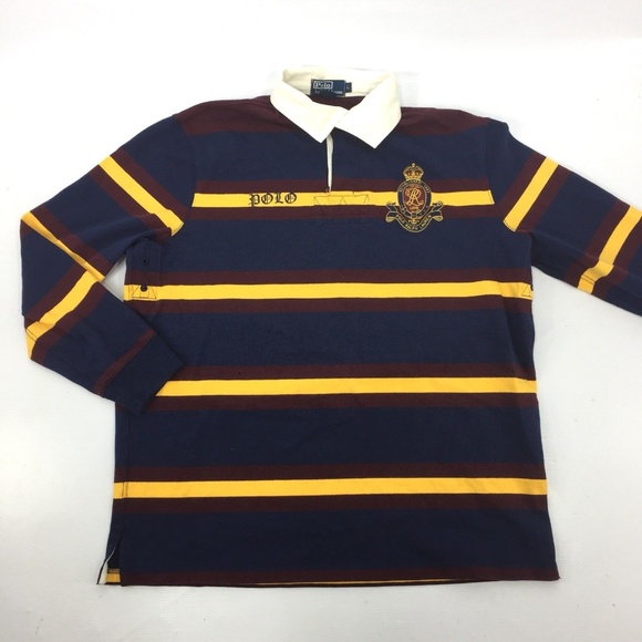 polo ralph lauren crest rugby shirt